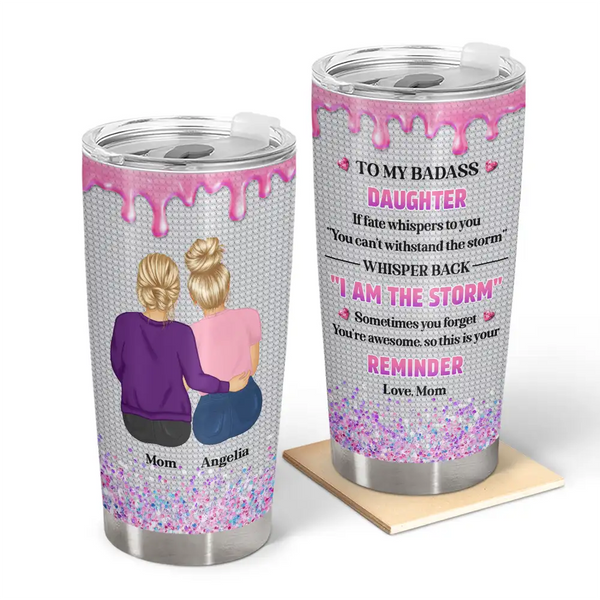 Gift For Daughter, Mom - Daughters (Adult), Gift For Women, Love, Top Market - 3D Effect Sometimes You Forget You Are Awesome - Personalized Tumbler