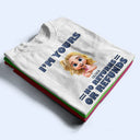Gift For Mother,Gift For Grandma,Grandma,Grandkids - 3D Effect We're Yours No Returns - Personalized T Shirt