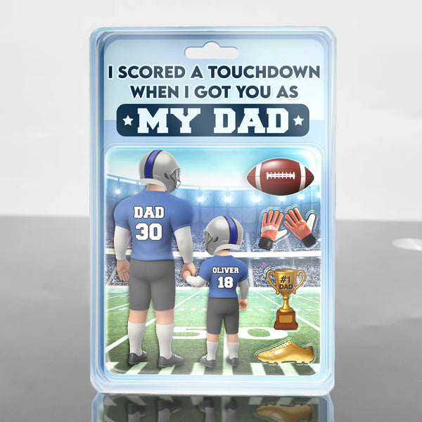Gift For Father, Dad - Sons, Dad - Children, Sport Dad, Basketball, Dad - Daughters (Young), Happy - 3D Figure I Got You As My Dad - Personalized Custom Shaped Acrylic Plaque