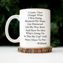 Gift For Yourself, Gift For Women, Gift For Men - I Came I Saw I Forgot What I Was Doing - Personalized Mug
