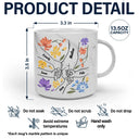 Gift For Grandma, Gift For Mother - Hand In Hand Will Always Protect You Mom Nana - Personalized Marble Mug