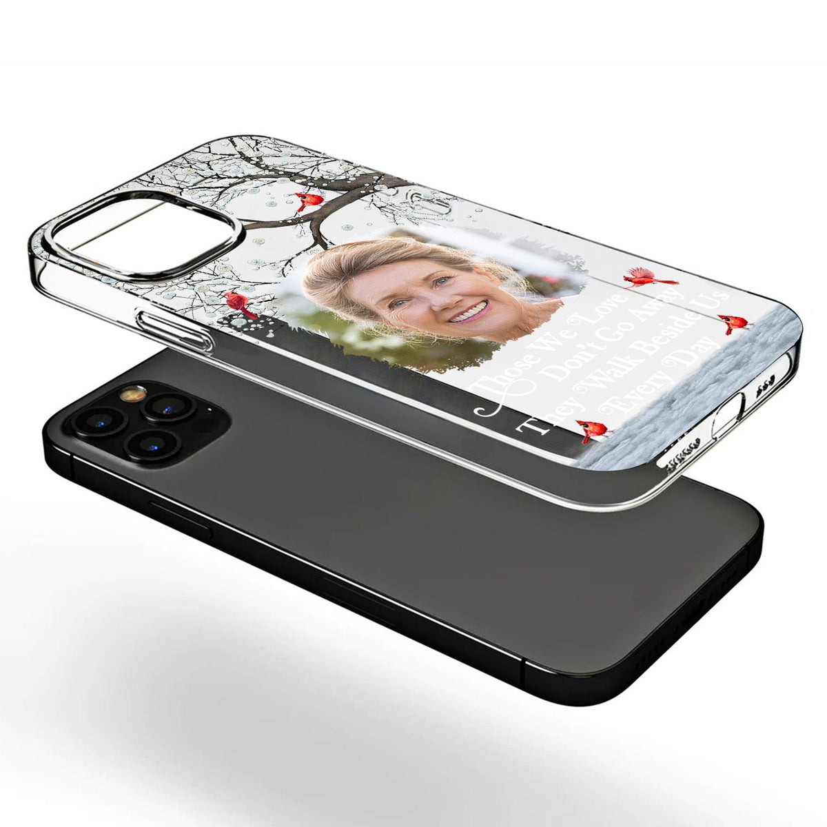 Custom Photo I'm Always With You - Memorial Gift For Family, Friends - Personalized Clear Phone Case