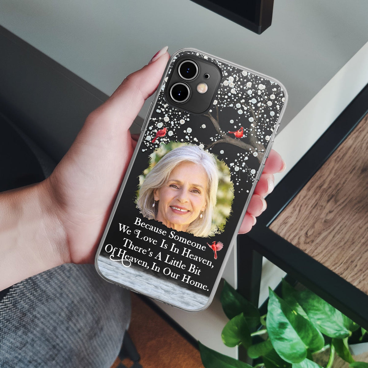Custom Photo I'm Always With You - Memorial Gift For Family, Friends - Personalized Clear Phone Case