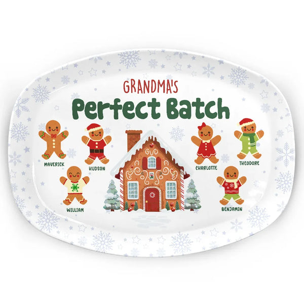 Grandma's Grandpa's Mom's Dad's Perfect Patch - Personalized Plate