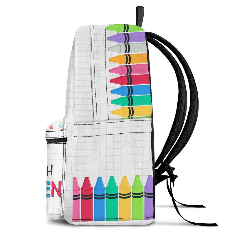 I'm Ready To Crush School - Gift For Kids, Back To School Gift - Personalized Canvas Backpack
