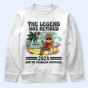 The Legend Has Retired Not My Problem Anymore Chibi Vintage - Personalized T Shirt