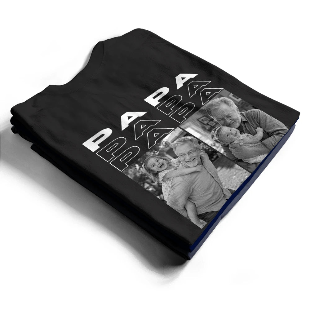 Gift For Father,Gift For Grandpa,Happy,Photo,Humorous - Custom Photo We're Yours No Returns Or Refunds - Personalized T Shirt