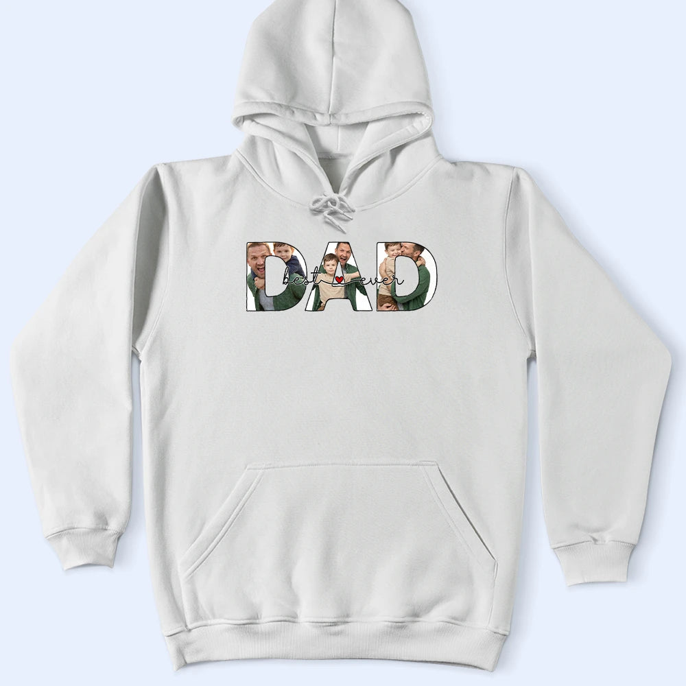 Gift For Husband,Gift For Yourself,Gift For Men,Gift For Father,Non-Eng,Photo,Cozy - Custom Photo Best Dad Ever No 1 Dad - Personalized T Shirt