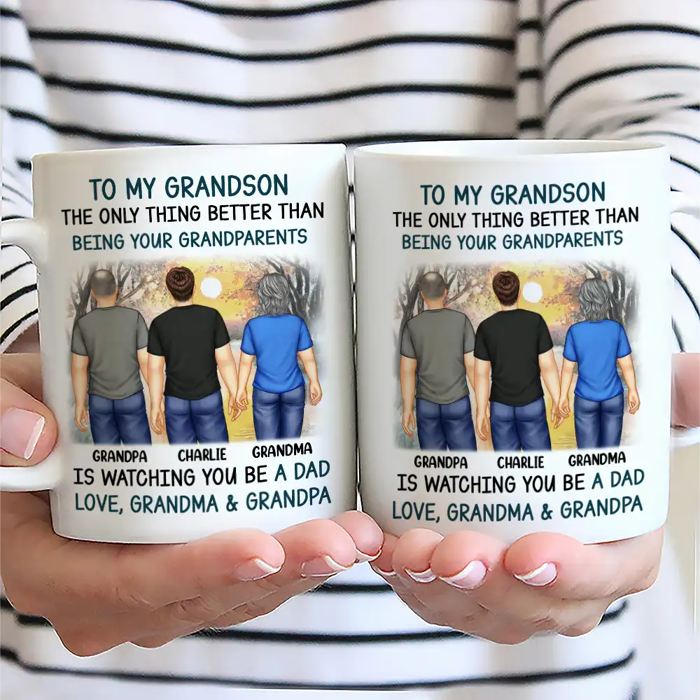 Dad,Mom,Sons,Gift For Son - Better Than Being Your Father Grandpa - Personalized Mug