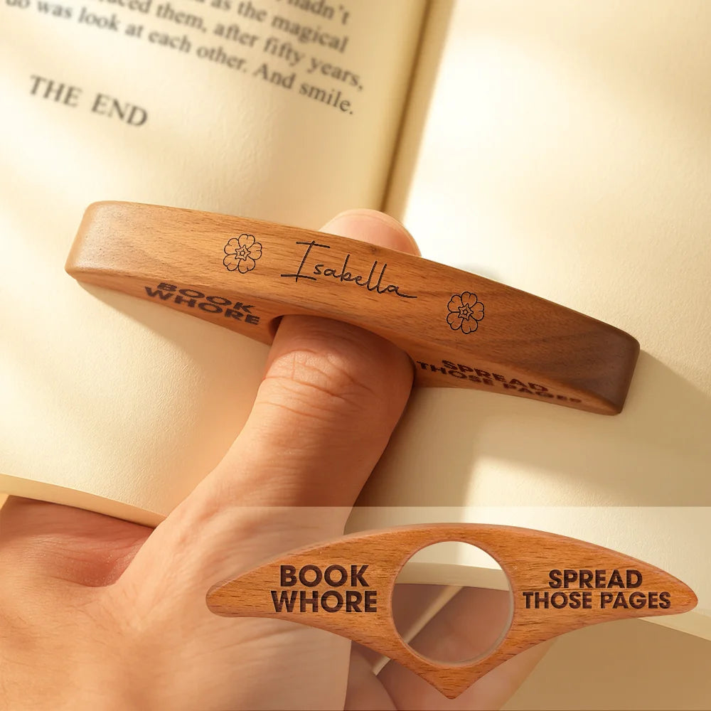 Book Whore Spread Those Pages - Personalized Book Page Holder