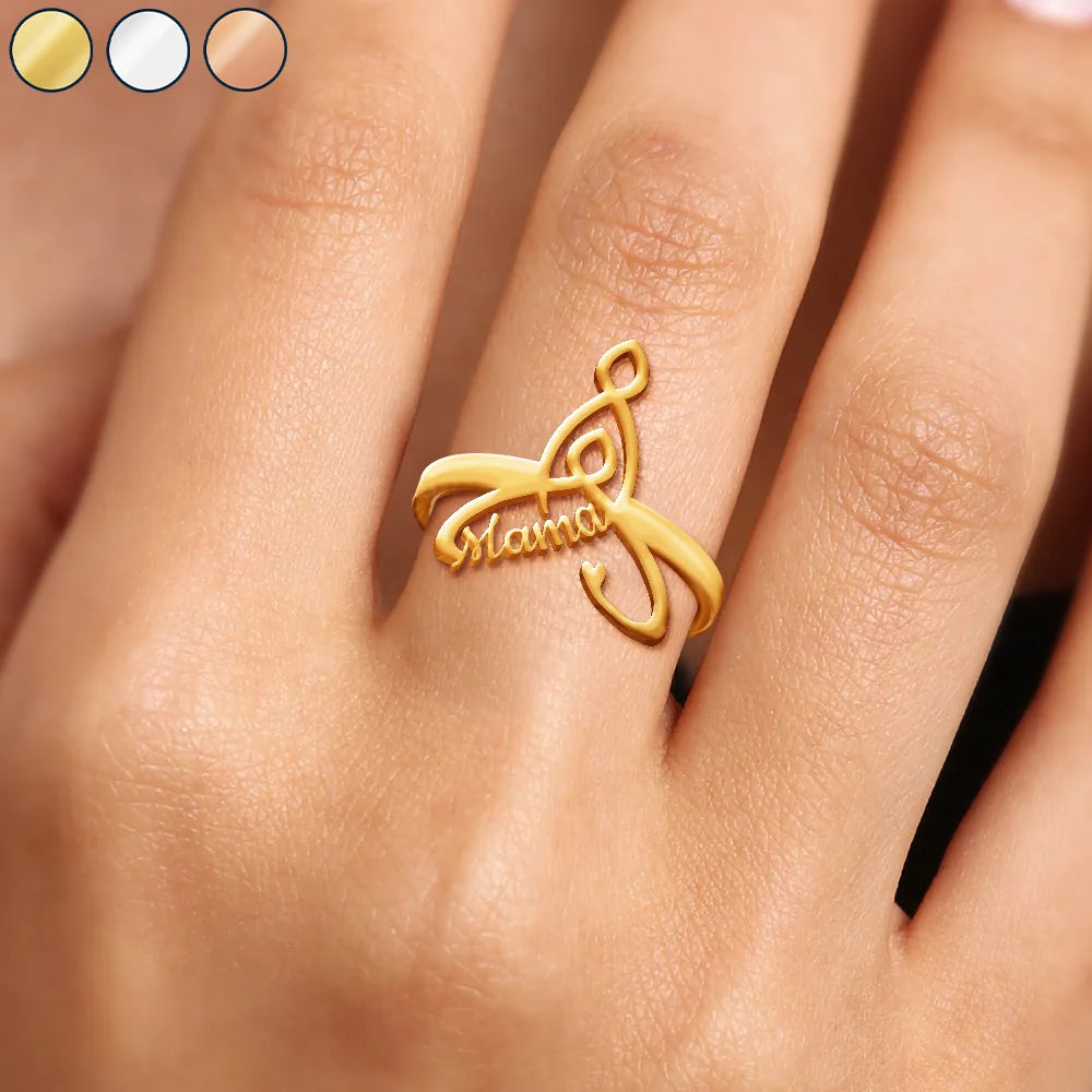 Gift For Women,Gift For Mother,Love,Gift For Grandma - Celtic Motherhood Symbol - Personalized Custom Shaped Ring