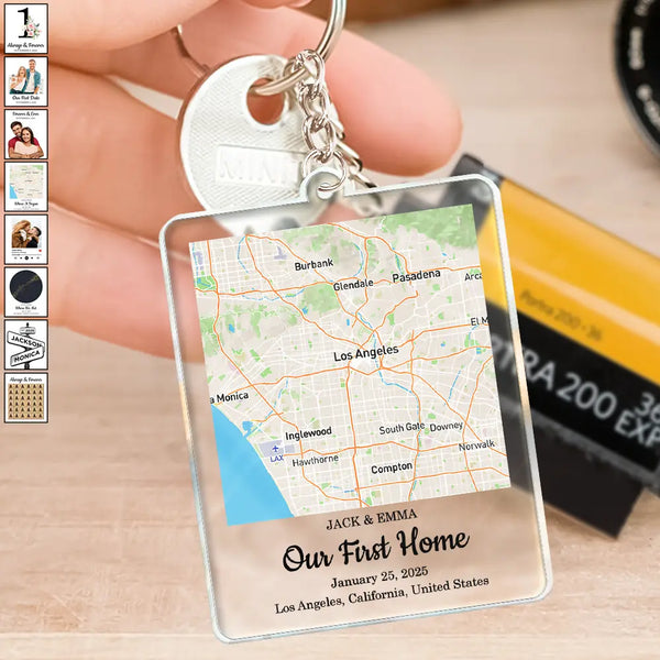 Gift For Couples,Gift For Husband,Gift For Wife,Gift For Boyfriend,Gift For Girlfriend,Family,Love - Couple Anniversary Love Message - Personalized Acrylic Keychain