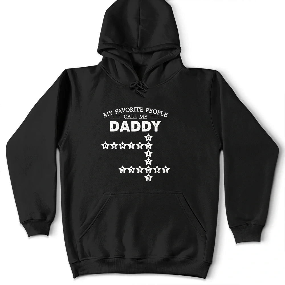 Crossword My Favorite People Call Me - Personalized T Shirt