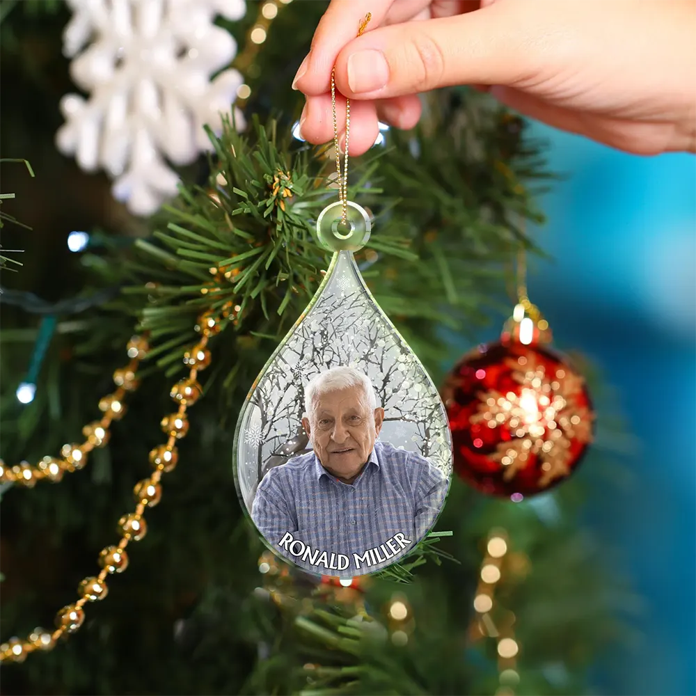 Sad,Memorial,Custom Photo - Custom Photo I'm Always With You - Personalized Custom Shaped Acrylic Ornament