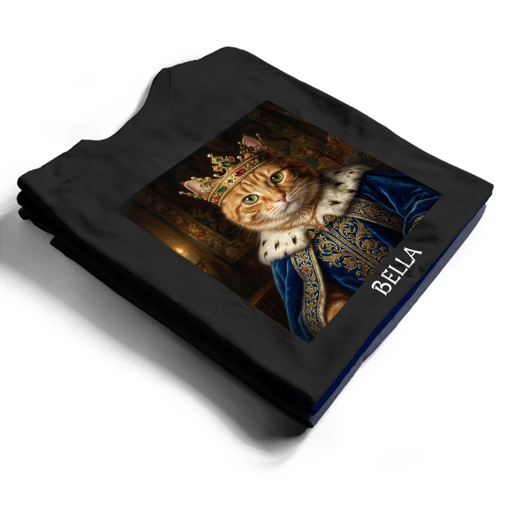 Gift For Father, Custom Photo, Art Design, Humorous, Photo - Renaissance Royal Portrait - Custom Photo Renaissance Royal Portrait Pet Lover Dog Cat Mom Dad Verified - Personalized T Shirt