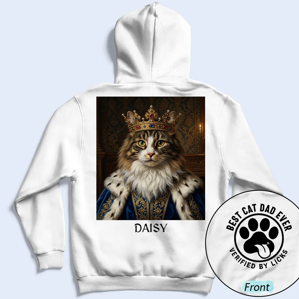 Gift For Father, Custom Photo, Art Design, Humorous, Photo - Renaissance Royal Portrait - Custom Photo Renaissance Royal Portrait Pet Lover Dog Cat Mom Dad Verified - Personalized T Shirt