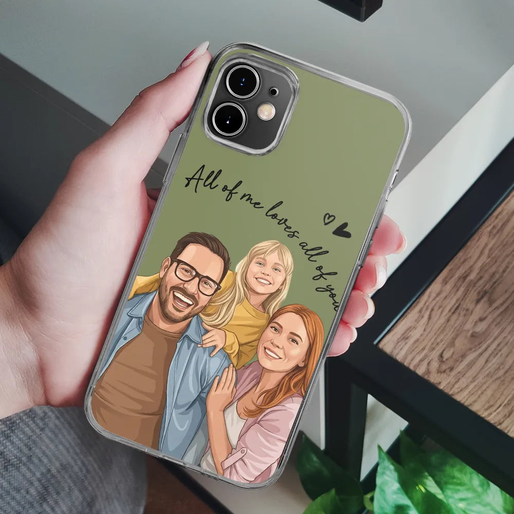 Custom Photo, Art Design, Gift For Couples, Romantic, Photo - Semi Realistic Portrait - Custom Photo Semi Realistic Portrait You & Me We Got This - Personalized Clear Phone Case