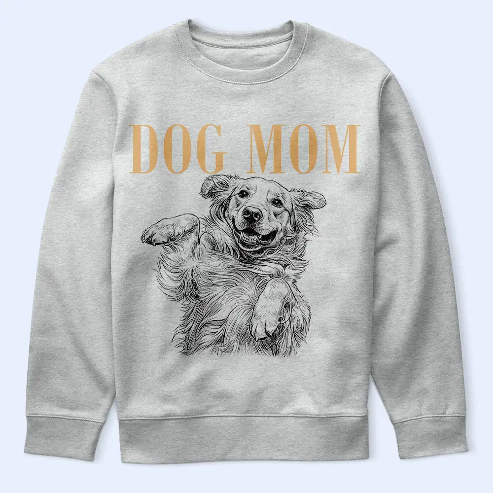 Dog Lovers,Pet Lovers,Dog Mom,Dog Dad,Cat Lovers,Cat Mom,Cat Dad,Pet Mom,Pet Dad,Non-Eng,Photo - Pencil Sketch (Dark BG),Adorable - Custom Photo White Pencil Sketch Art Pet Dad Pet Mom Lovely Portrait - Personalized T Shirt