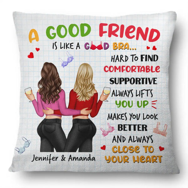 Makes You Look Better Besties - Personalized Pillow