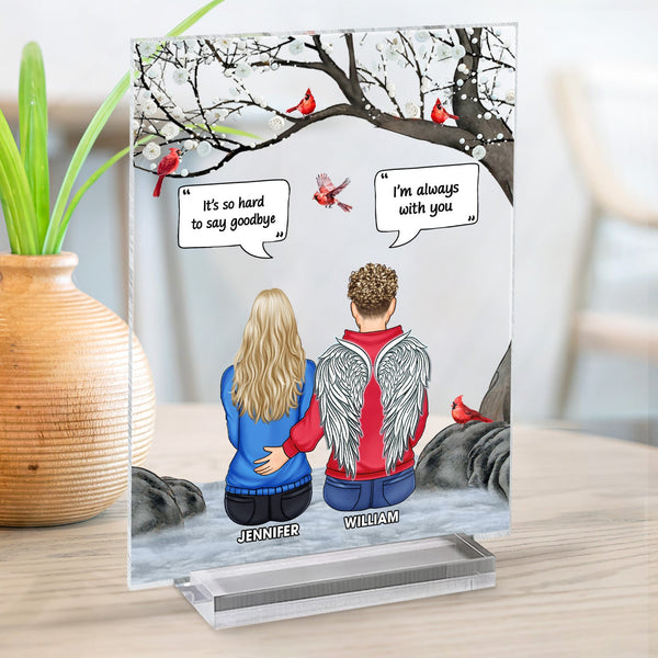 I Still Talk About You - Memorial Gift - Personalized Vertical Rectangle Acrylic Plaque