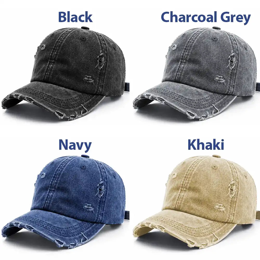 Gift For Father, Gift For Grandpa, Independence Day, Happy - Legend Husband Dad Grandpa American Style - Personalized Embroidered Distressed Cap