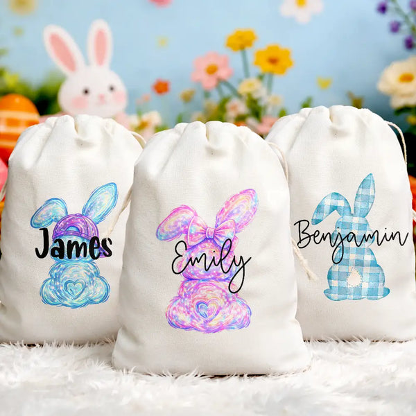 Easter,Happy,Gift For Kids,Parents - Easter Egg Hunt - Personalized Favor Bag