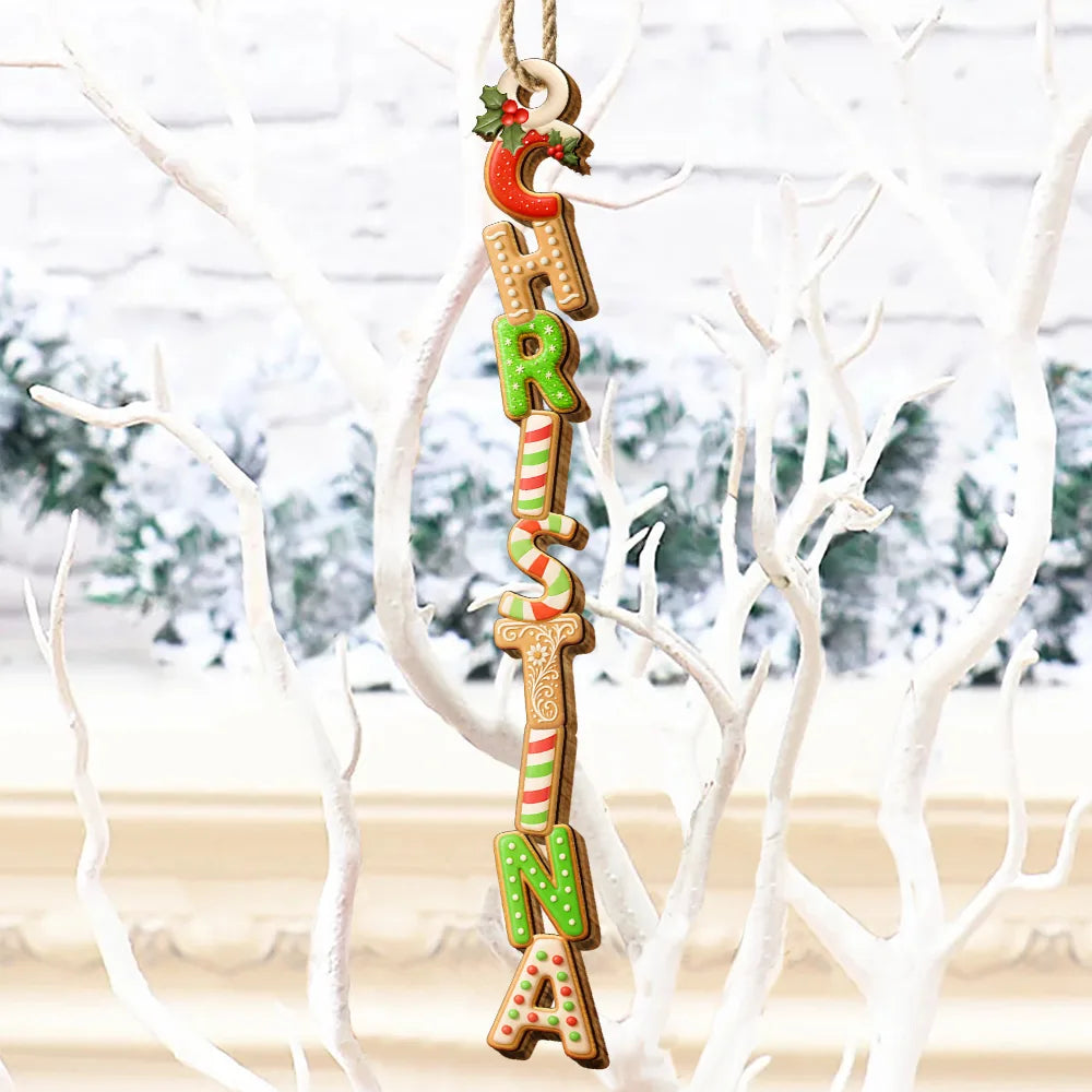 Family Couple Best Friend - Personalized Custom Shaped Wooden Ornament