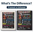 Gift For Kids, Gift For Grandkids, Back To School, Happy - First Day Of Kindergarten - Personalized School Sign