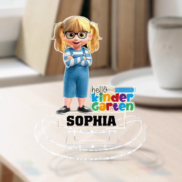 Gift For Kids,Funny - Funny Back To School - Personalized Acrylic Shaking Stand