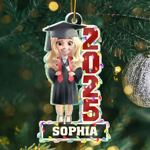 Funny,Graduation,Christmas,Gift For Yourself - Funny Graduation - Personalized Custom Shaped Acrylic Ornament