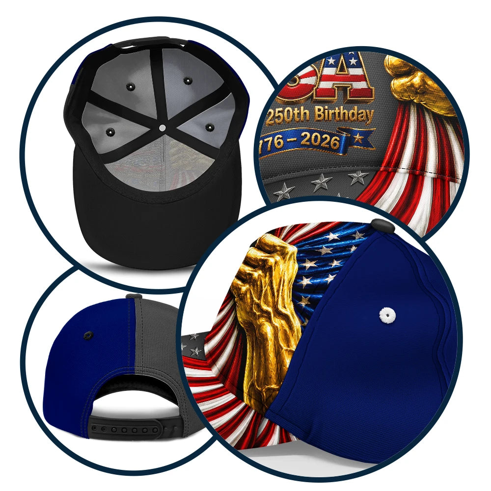 America 250th,Independence Day,Top Market,Gift For Yourself,Proud,Icon - God Bless America - Personalized Classic Cap