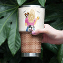 It's Not Drinking Alone - Gift For Dog Mom, Dog Dad - Personalized Custom 30 Oz Tumbler