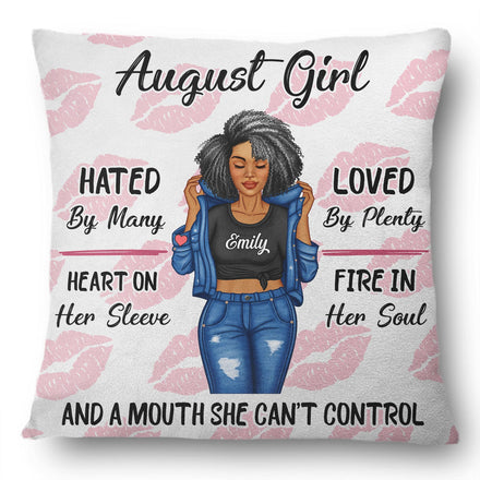 A Mouth She Can't Control - Gift For Yourself, Gift For Women - Personalized Pillow
