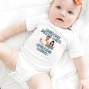 Custom Photo Awesome People - Gift For Newborn Baby - Personalized Baby Onesie