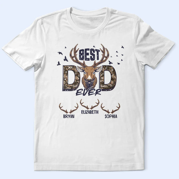 Best Buckin' Dad - Personalized T Shirt