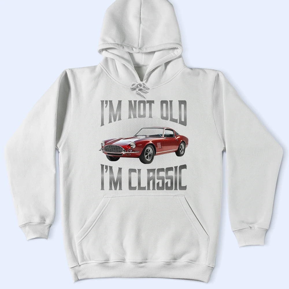 Gift For Father,Custom Photo,Proud,Remove BG Photo - Custom Photo I'm Not Old I'm Classic - Personalized T Shirt