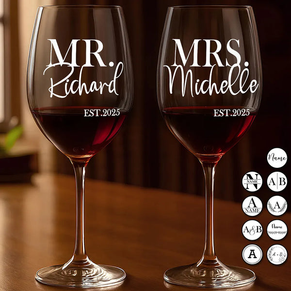 Gift For Yourself,Gift For Women,Gift For Men,Custom Photo,Happy,Gift For Husband,Gift For Wife,Gift For Couples - Life Is Full Of Choices - Personalized Wine Glass