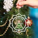 Namasleigh - Christmas Gift For Yoga Lovers - Personalized Custom Shaped Acrylic Ornament