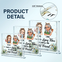Gift For Bestie - It Takes A Long Time To Grow An Old Friend Christmas - Personalized Square Shaped Acrylic Plaque