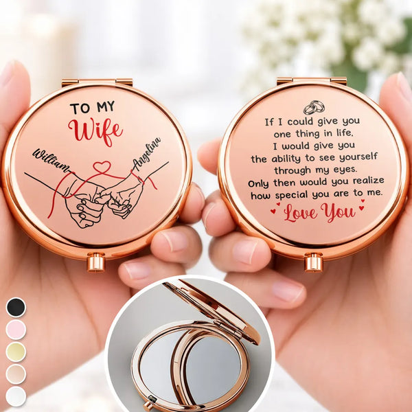 Christmas,Gift For Couples,Gift For Wife,Gifts For Her,Icon,Romantic,Top Market - Anniversary Gift For Wife, Girlfriend - Personalized How Special You Are Compact Mirror