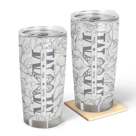 Mom Grandma Nana - Personalized Tumbler