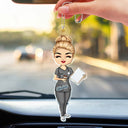 Nurse Chibi Vector - Gift For Nurse - Personalized Acrylic Car Hanger