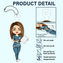 Nurse Chibi Vector - Gift For Nurse - Personalized Acrylic Car Hanger
