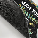 Leave Your Worries And Shoes At The Door - Home Decor, Birthday, Loving Gift For Yourself, Women, Yoga Lovers - Personalized Custom Doormat