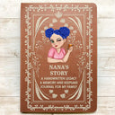 Gift For Mother,Gift For Grandma,Family - A Memory And Keepsake Journal For My Family - Personalized Leather Journal