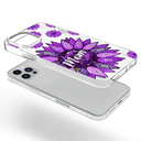 Gift For Grandma, Gift For Mother, Gift For Wife, Happy - Nana Grandma Mom Birth Flowers - Personalized Clear Phone Case