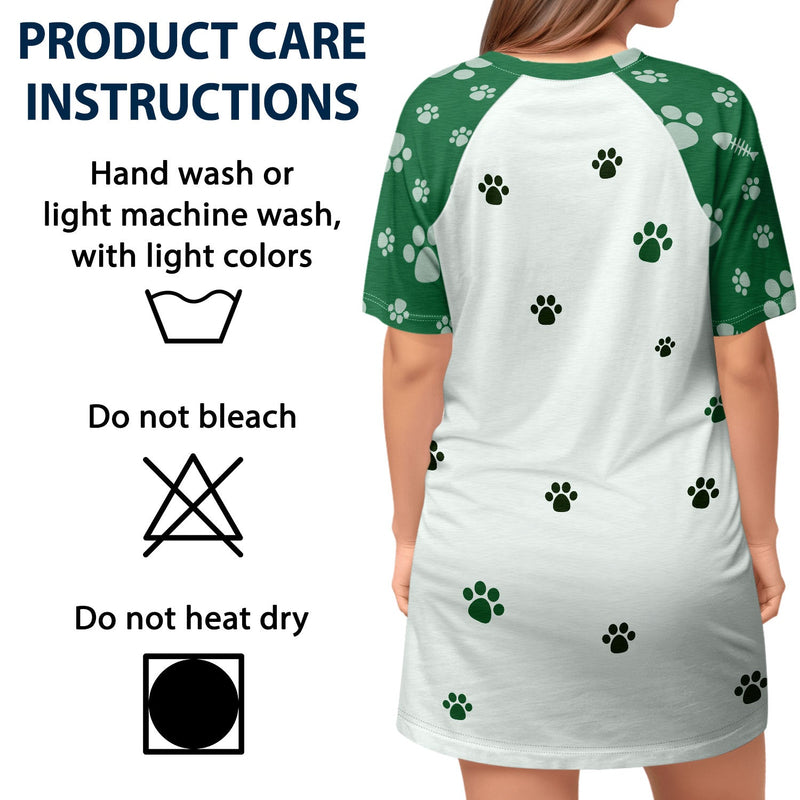 Cat Mom - Birthday, Loving Gift For Cat Lovers - Personalized Women's Sleep Tee