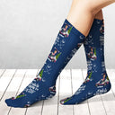 Christmas,Custom Photo,Golf,Gift For Yourself,Gift For Men,Funny - Custom Photo This Is How I Roll Golf Cart - Personalized Socks