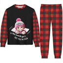 New baby,New Dad,New Mom,Happy - Baby Expecting Christmas On The Inside See You In - Personalized Unisex Pajamas Set