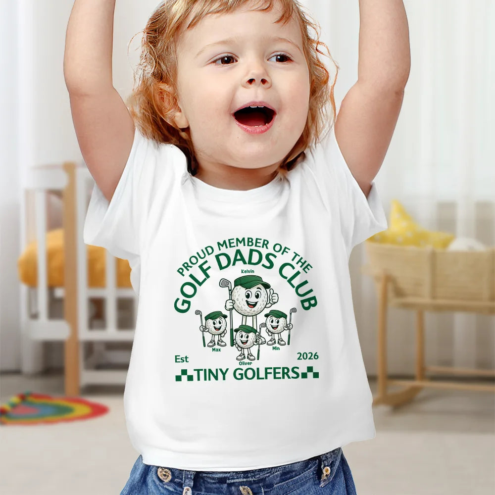 Gift For Father,Golf,Proud,Icon - Proud Member Of The Golf Dads Club - Personalized T Shirt